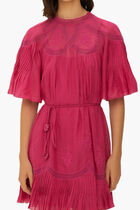 Short Sleeve Ruched Mini Dress
