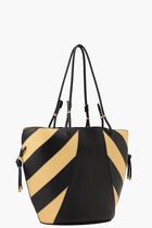 Spaghetti Strap Striped Tote
