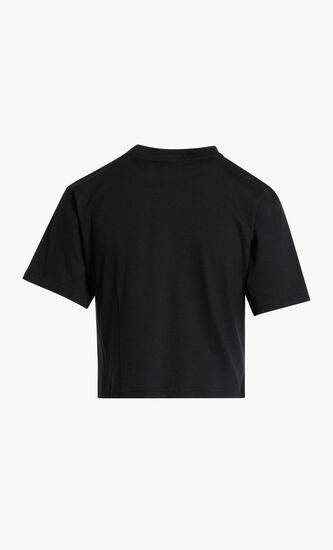 CROPED BOX LINE TEE