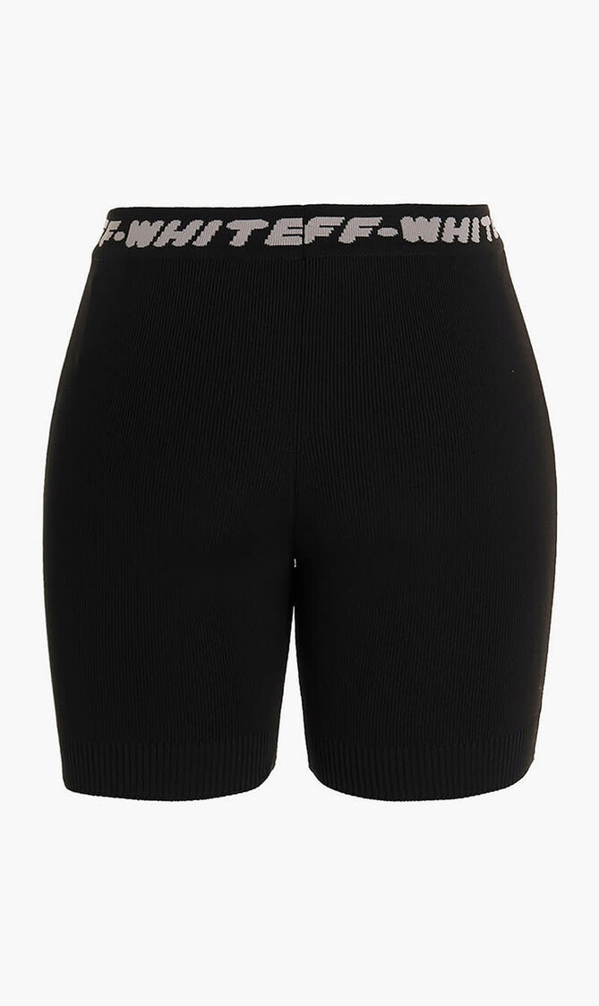 LOGO BAND SHORTS BLACK GREY