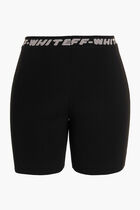 LOGO BAND SHORTS BLACK GREY