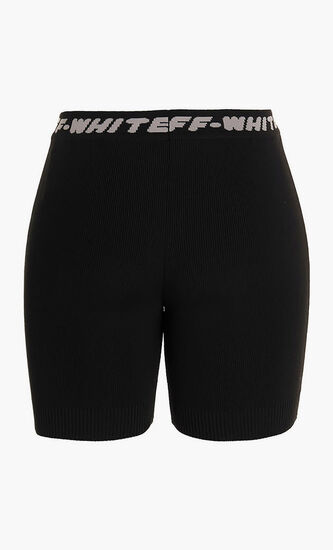 LOGO BAND SHORTS BLACK GREY