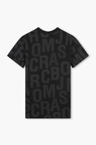 All Over Logo Print Dress