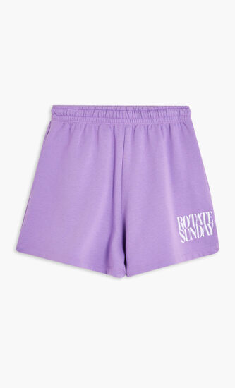 SWEAT ELASTICATED SHORTS