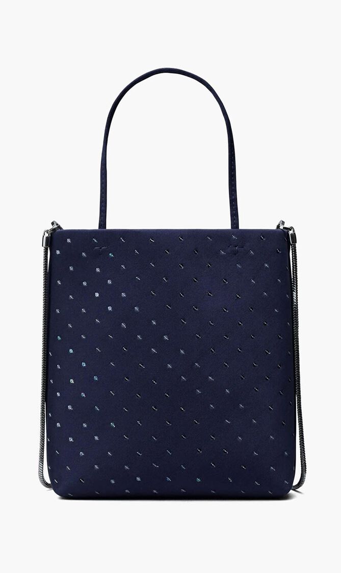 Midnight Embellished Mini Tote