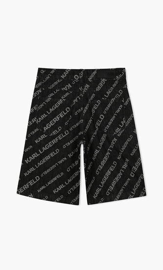 Denim Logo Shorts