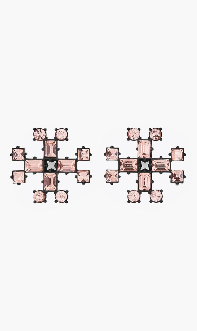 CRYSTAL STUD EARRING