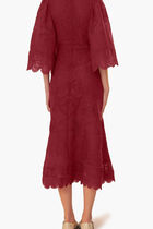 Guipire Cut-Out Midi Dress Guipire Cut-Out Midi Dress