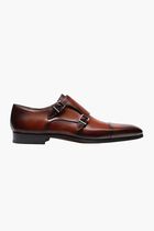 Leather Monk Strap Mules