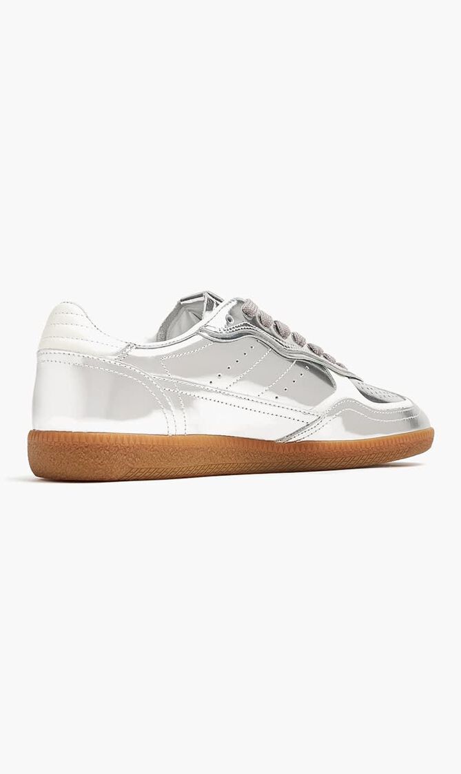 TB.490 RIFE SHIMMER SILVER CREAM LEATHER SNEAKERS