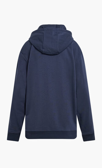 HOODIE WITH CONTRAST DETAILS AND PIPING