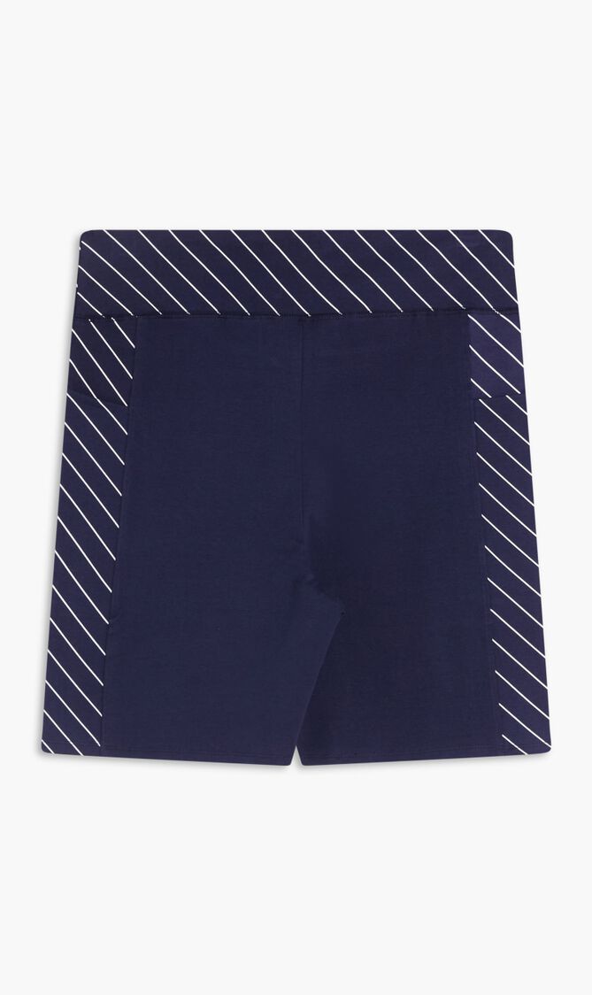 Pin Stripe Legging Short