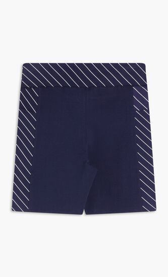 Pin Stripe Legging Short