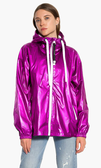 Plain Hooded Jacket
