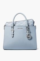 Solid Leather Crossbody Bag