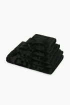 DGA ALL DECORS 5 PIECES BATH TOWELS SET BLACK