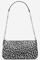 Leopard Print Chain Link Pochette