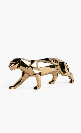 Golden Panther Figurine