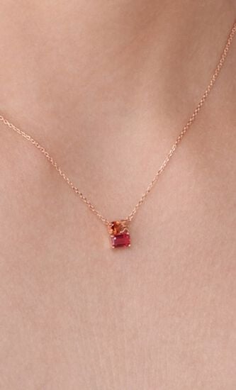 Brilliance 925 Silver Rose Gold Plated