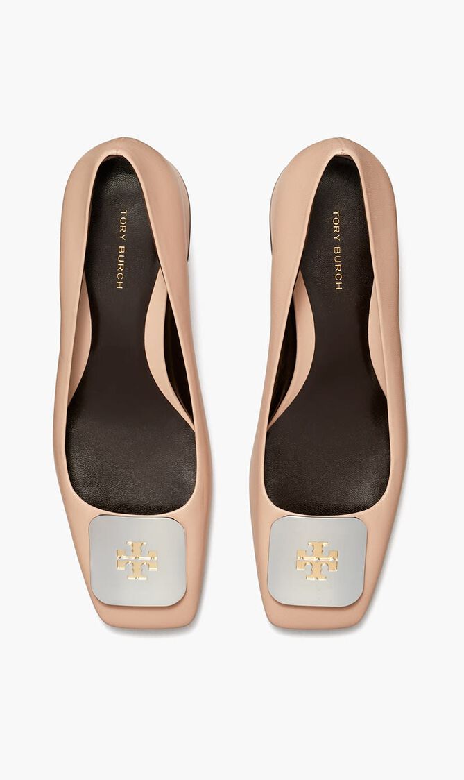 Georgia Embellished Leather Pumps