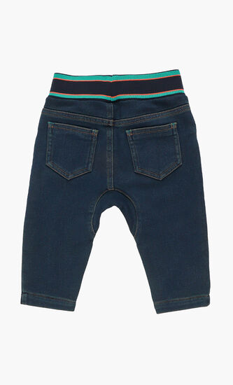 Fleece Denim Pants