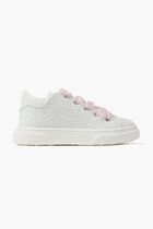 Lace Up Glitter & Tulle Sneakers