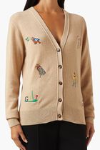 TORY SPORT GOLFERS CASHMERE CARDIGAN