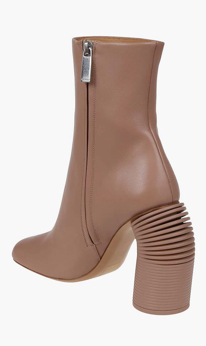 TONAL SPRING ANKLE BOOT NUDE NUDE