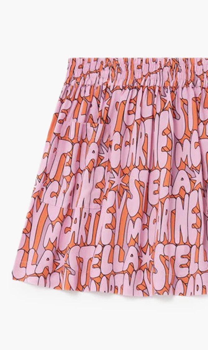 Girl Cosmic Stella Lettering Skirt