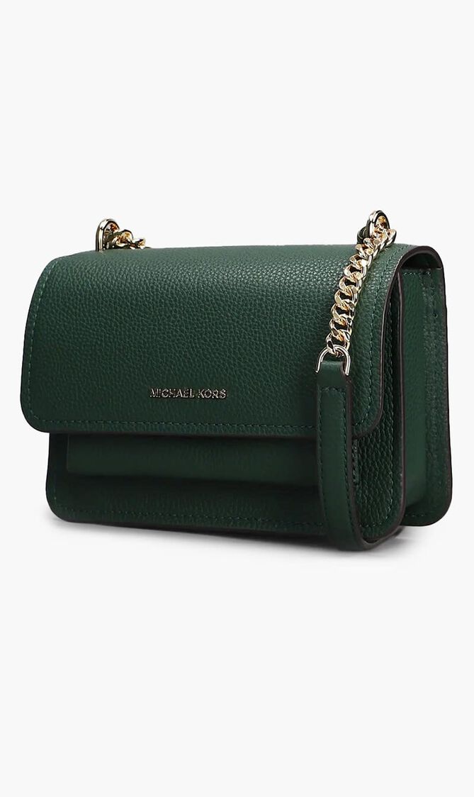 Claire Small Pebbled Leather Convertible Shoulder Bag