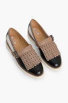 Kattilou Colorblock Leather Slip-On