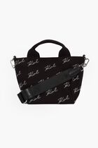 K/Signature Sm Rhinestone Shopper Bag