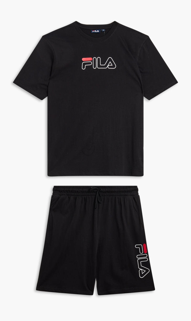 Buy FILA GRAPHIC TEE AND SHORT SET FLAT PRINT for AED 240.00 The Deal Outlet