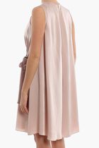 Drawstring Waist Shift Dress