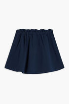 GAVY JUPE CR24 TURTPLCD SKIRT BLEU MARINE