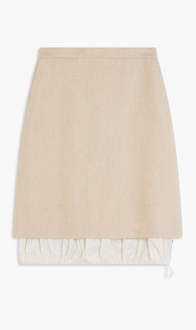 SILK LINEN SKIRT
