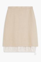 SILK LINEN SKIRT