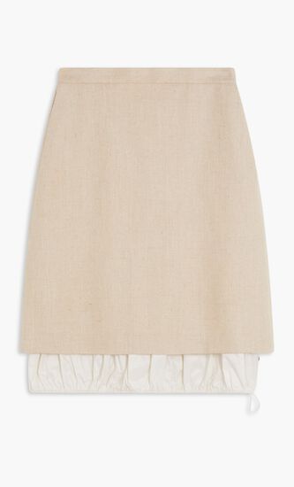 SILK LINEN SKIRT