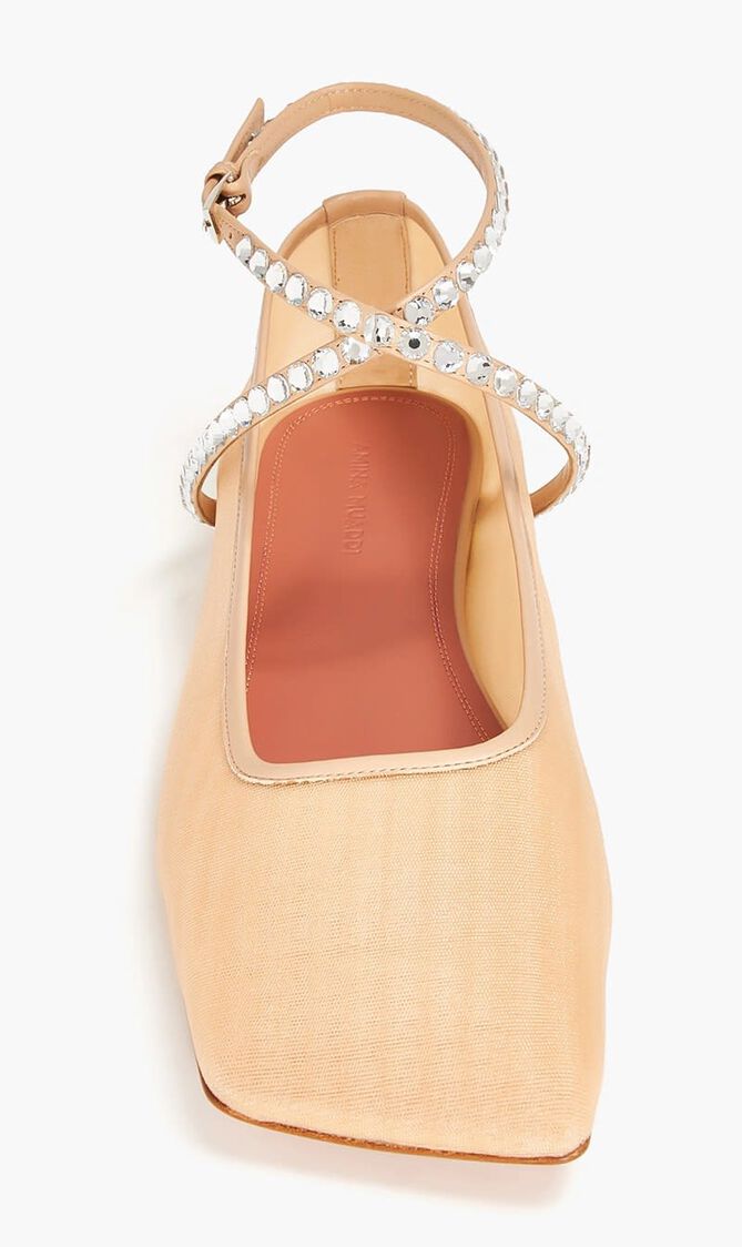 Ane Mesh Crystal Ballet Flats Ane Mesh Crystal Ballet Flats