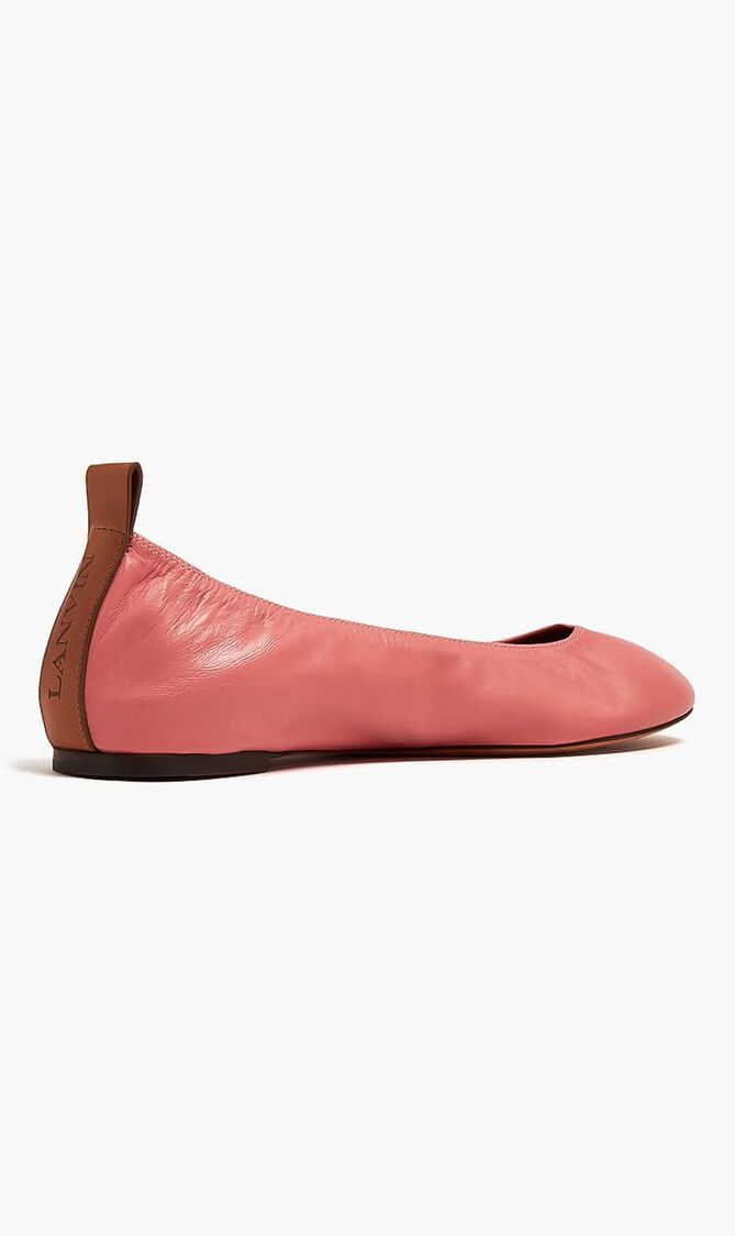 Leather Ballerina Flats