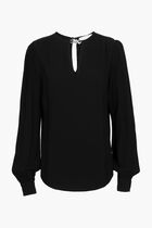 Long Puff Sleeve Blouse