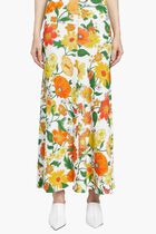 Print maxi skirt