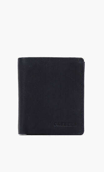 Engraved Logo Bi-Fold Wallet