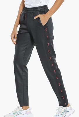 Aly Leather Look Track Pants