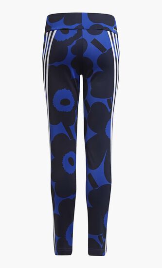 Marimekko Primegreen Aeroready Training 3-Stripes Floral Tights