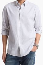 Oxford Stripe Stretch Cotton Shirt