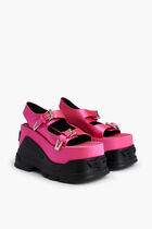 PLAIN DOUBLE PLATFORM SANDAL