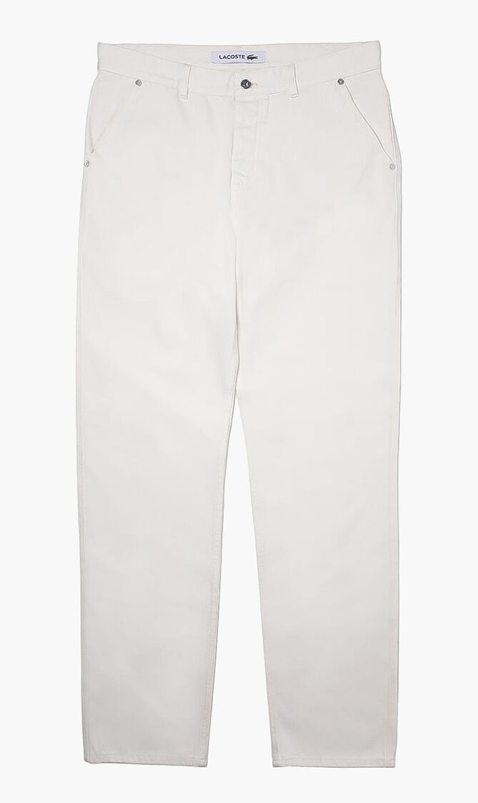 Belted Zip Closure Trousers