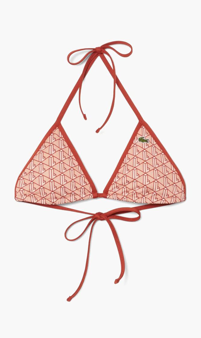 Printed Jersey Swim Top