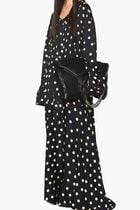 POLKA DOTS-PRINT MAXI DRESS